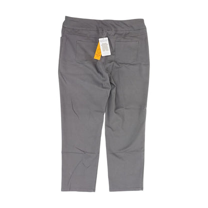 Gray Petite Plus Five Pocket Pants