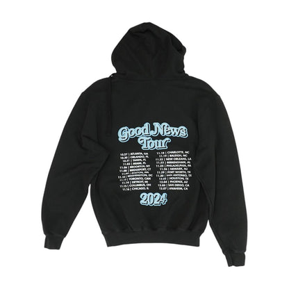 Black Graphic Hoodie
