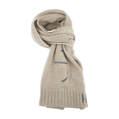 Sesame Maillon Shadow Cashmere Scarf