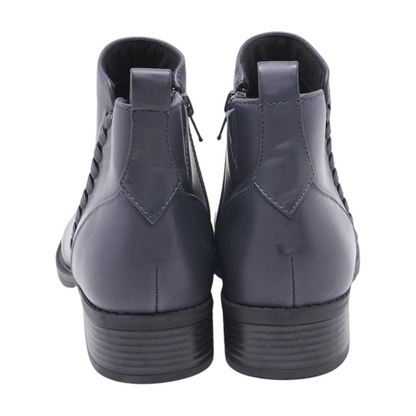 Navy Ankle Boots