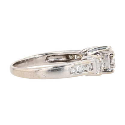 1/3 ctw 14K White Gold Diamond Engagement Ring