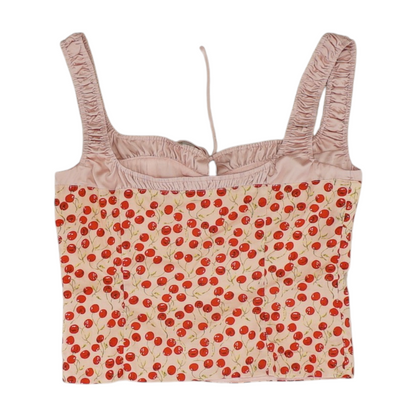 Pink Graphic Blouse