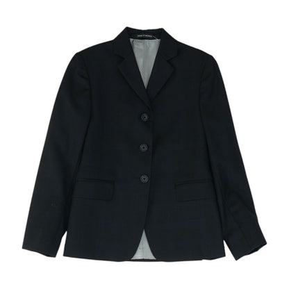 Black Solid Sport Coat