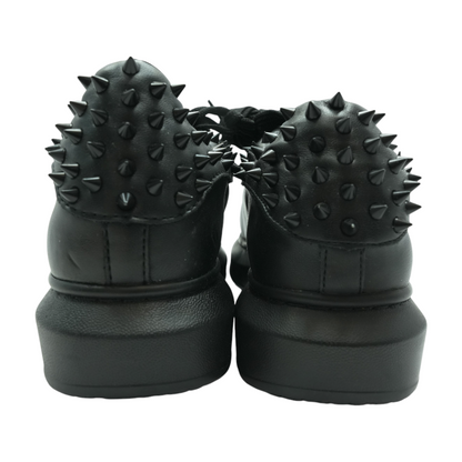 Black Lace Up Casual Shoes