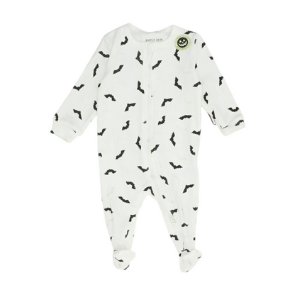 White Print One-Piece