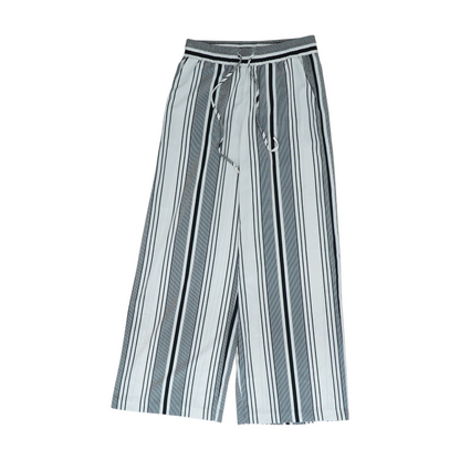 Black Striped Pants
