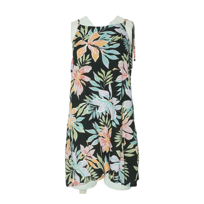 Black Floral Mini Dress