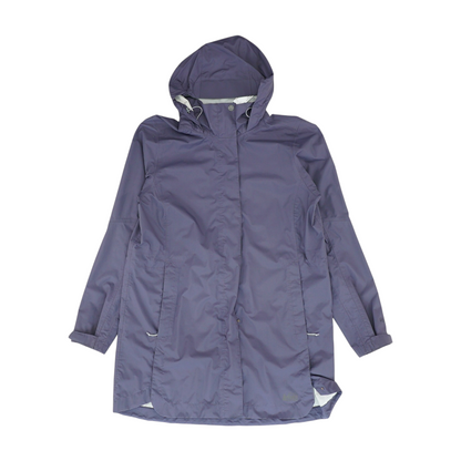Gray Solid Rain Jacket