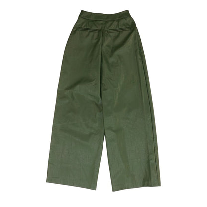 Green Solid Pants
