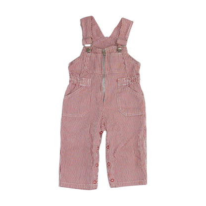 Vintage Red Striped One-Piece
