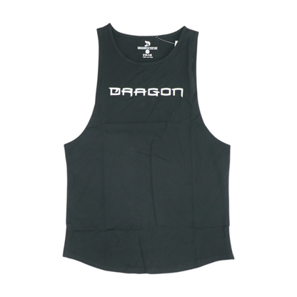 Black Solid Active Tank