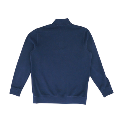 Navy Solid 1/4 Zip Pullover