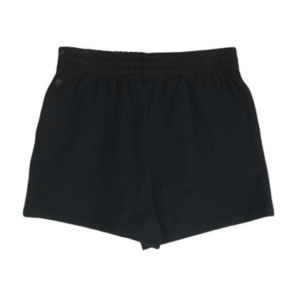 Black Solid Active Shorts