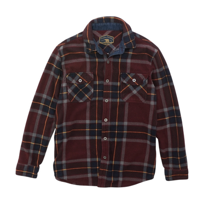 Maroon Plaid Jacket