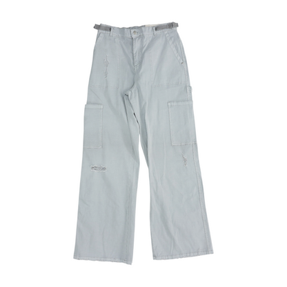 Gray Straight Pants