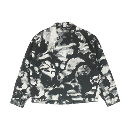 Black Print Jacket