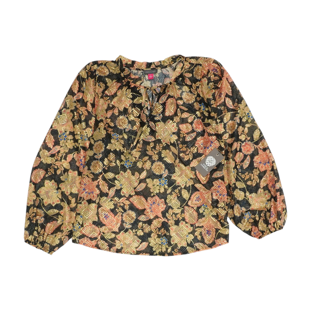 Black Abstract Blouse
