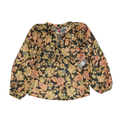 Black Abstract Blouse
