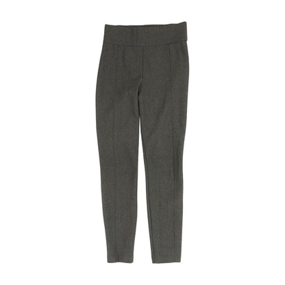 Gray Solid Dress Pants
