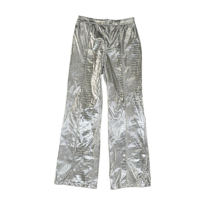 Silver Casual Pants