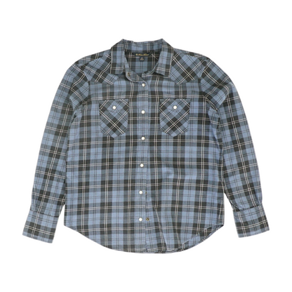 Blue Plaid Button Down