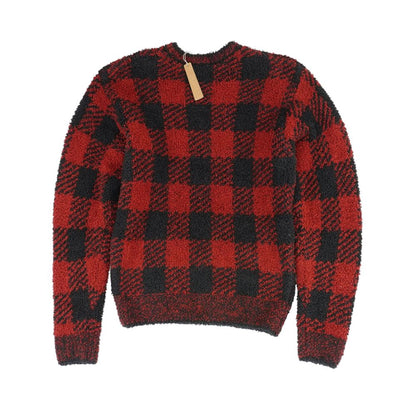 Red Check Pullover