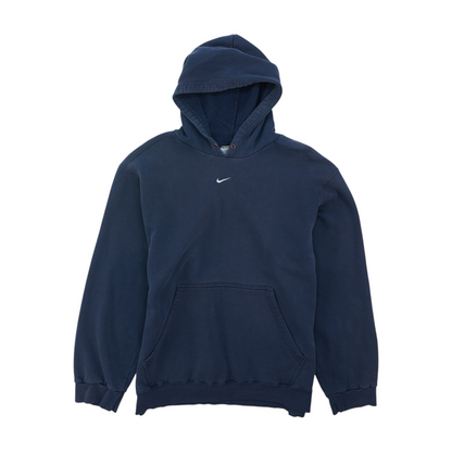 Navy Solid Hoodie Pullover