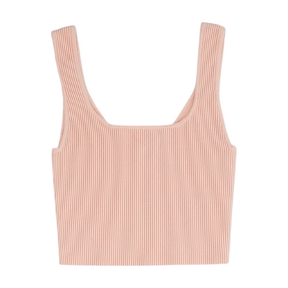 Peach Cropped Blouse