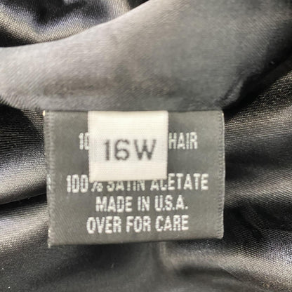 Vintage Black Solid Coat