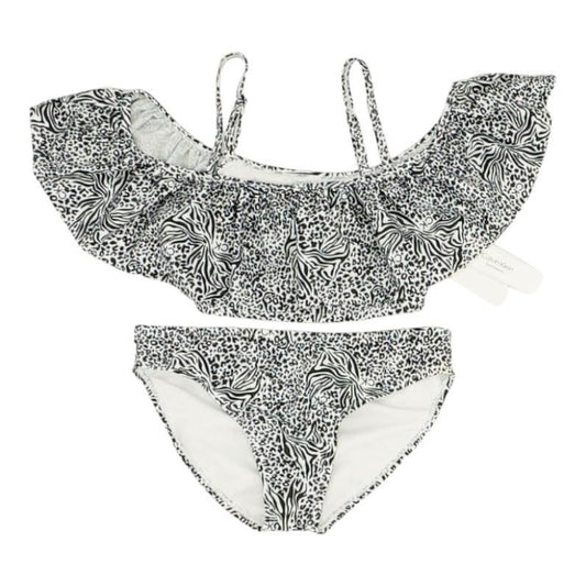 White Animal Print Two-Piece