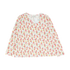 White Plus Size Floral Blouse