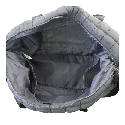 Gray Duffel Bag