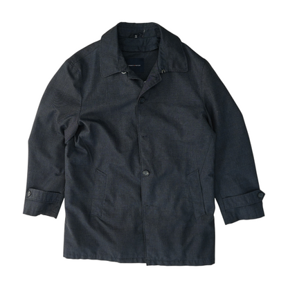Navy Short Solid Coat
