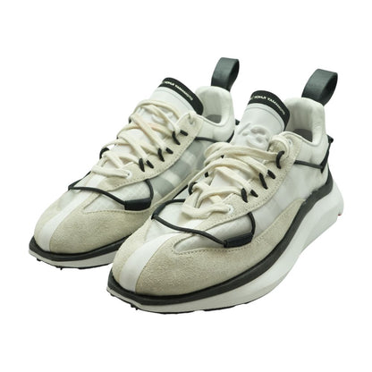 Y-3 Shiku Run White Low Top Athletic Shoes