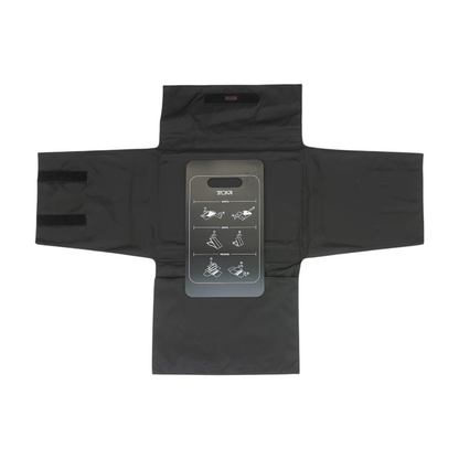 Black Medium Flat Folding Pack