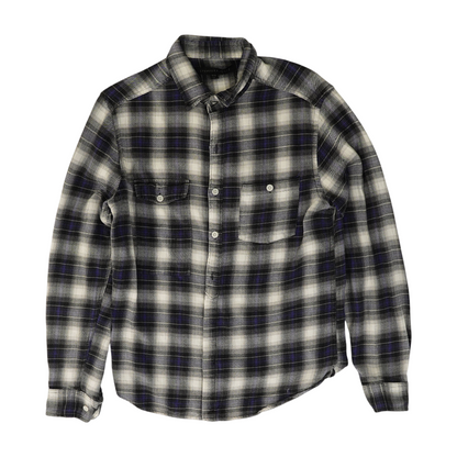 Multi Plaid Flannel Button Down