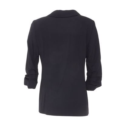Black Solid Blazer