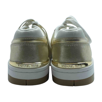 Gold Low-Top Athletic Shoes