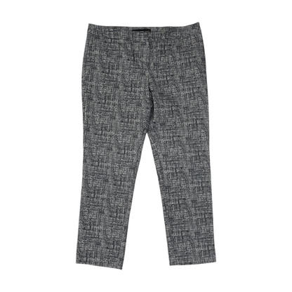 Black Print Regular Pants