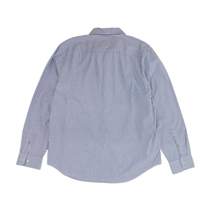 Blue Striped Long Sleeve Button Down