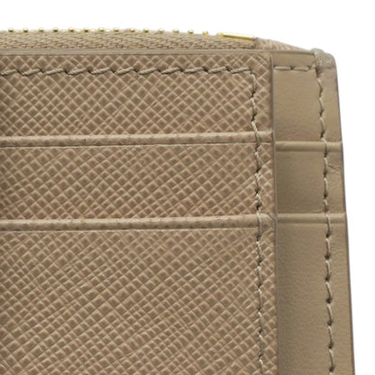 Saffiano and Smooth Leather Card Holder