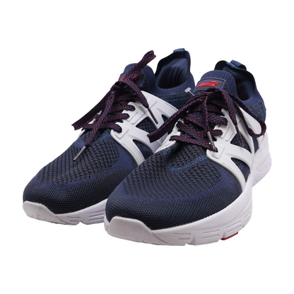 Navy Low-Top Athletic Shoes