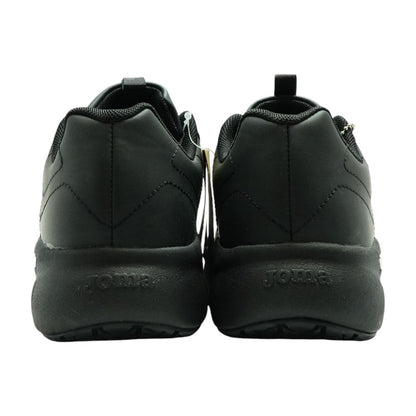 C Daily Slip Resistant Black Low Top Athletic Shoes