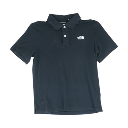 Black Solid Short Sleeve Polo