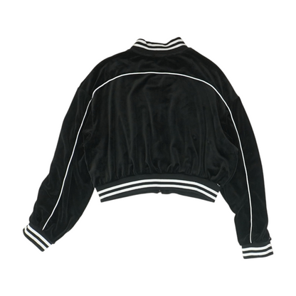 Black Solid Active Jacket
