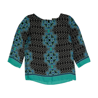 Black Print Blouse