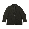 Black Solid Suit Jacket