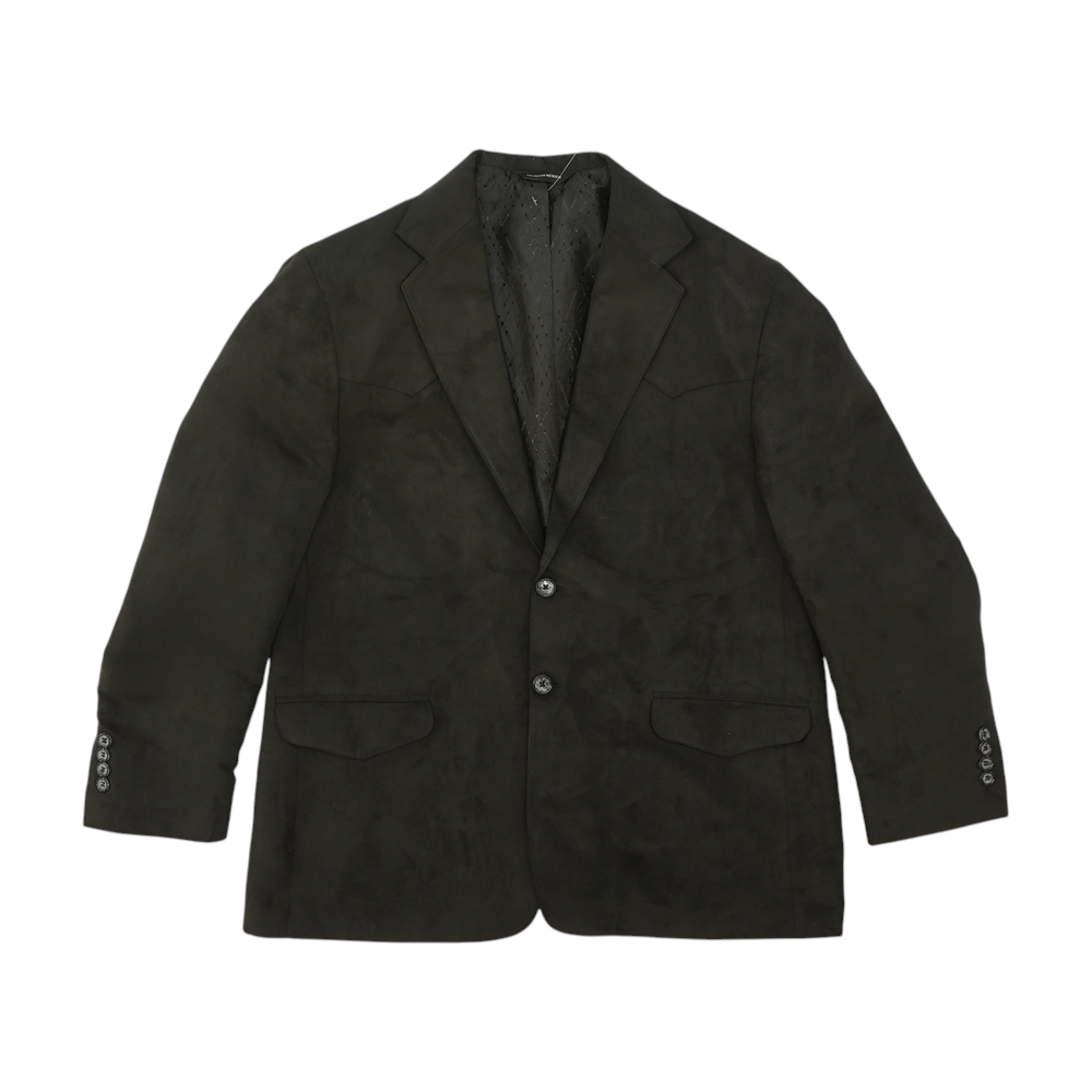 Black Solid Suit Jacket