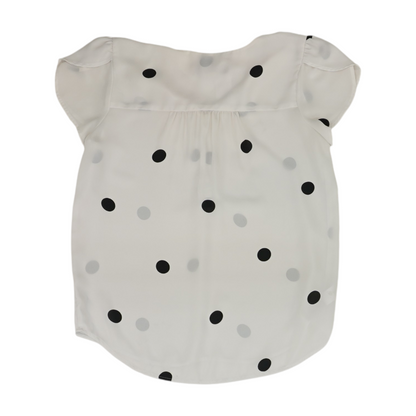 White Polka Dot Blouse