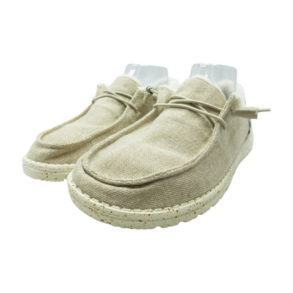 Tan Slip-On Flats
